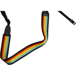 Polaroid Camera Strap Flat Rainbow Black