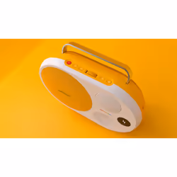Polaroid PLRMUSICP49094YLW portable/party speaker White, Yellow
