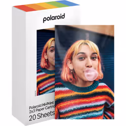 Polaroid Hi-Print Gen 2 Cartridge 20 Sheets 2x3, 5.4x8.6 cm, 2x3", 20 sheets, Polaroid Hi-Print Gen 2, 84 g, 20 pc(s)