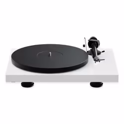 Pro-Ject Debut EVO 2, Belt-drive audio turntable, White, MDF, Aluminium, 33,45 RPM, -68 dB