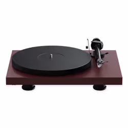 Pro-Ject Debut EVO 2, Belt-drive audio turntable, Burgundy, MDF, Aluminium, 33,45 RPM, -68 dB