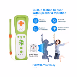 1 pair Wii Nunchuck Controller Set Motion Plus Remote Controller Wii Remote