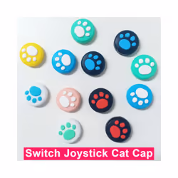 Cat Paw Silicone Joystick Cap for Nintendo Game Grip Controller Cap Soft