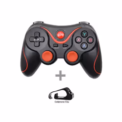 Terios T3 Support Bluetooth Gamepad For Android Phone PC Joystick Controle - T3 with stand
