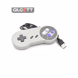 1pcs Wired Super USB Controller Gamepad Joysticks Classic Joypad for Nintendo - purple button