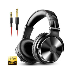 Oneodio Over Ear Headphones Hifi Studio DJ Headphone Wired Monitor Music - Black