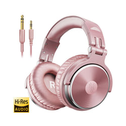 Oneodio Over Ear Headphones Hifi Studio DJ Headphone Wired Monitor Music - Rose-Gold
