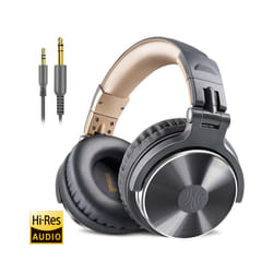 Oneodio Over Ear Headphones Hifi Studio DJ Headphone Wired Monitor Music - Gray