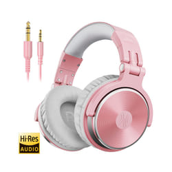 Oneodio Over Ear Headphones Hifi Studio DJ Headphone Wired Monitor Music - Pink