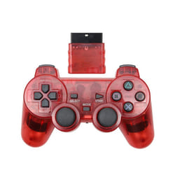 Wireless Vibrating Gamepad for Sony ps2 Gaming Controller for Playstation - Red