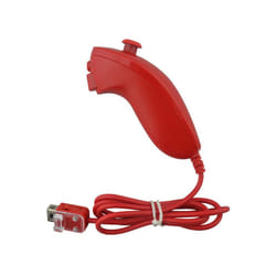 Nunchuck Controller Wired game Controller for Wii Console - Red