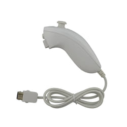 Nunchuck Controller Wired game Controller for Wii Console - White