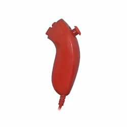Nunchuck Controller Wired game Controller for Wii Console - Peach