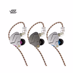 KZ ZSN Pro 1BA+1DD Hybrid technology HIFI Bass Earbuds Metal In Ear Earphones - PurpleNoMicBluetooth