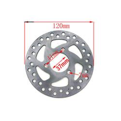 Gas Electric Scooter Brake Disc 120mm 140mm For 47cc 49cc 2 Stroke Pocket - A