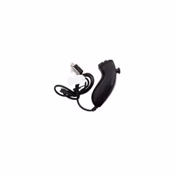 OSTENT Motion Based Wired Nunchuck Controller for Nintendo Wii Console - Black