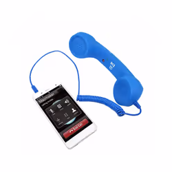 3.5mm Retro Phone Telephone Receivers Cellphone Handset For iPhone/iPad/Samsung - Orange