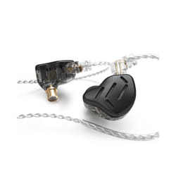 KZ ZAX 7BA+1DD 16 Unit Hybrid Headset HIFI Metal Monitor In-ear Earphones - black no mic