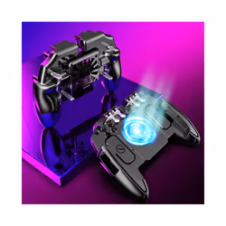 ABS 6 Fingers Gamepad Mobile Phone Shooting Gaming Button Triggers Gamepad - M11