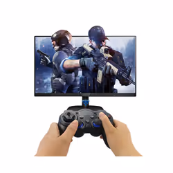 2.4G Wireless Gamepad Controller TV Joystick with USB Game Pad Receiver - 2pcs Handle