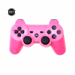 Gamepad Wireless Bluetooth-compatib Joystick Console for Sony PS3 Controller - pink