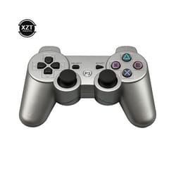 Gamepad Wireless Bluetooth-compatib Joystick Console for Sony PS3 Controller - silver
