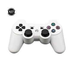 Gamepad Wireless Bluetooth-compatib Joystick Console for Sony PS3 Controller - white