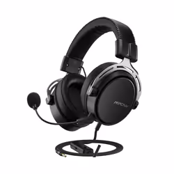 Mpow/Soulsens Air SE PS4 Gaming Headset 3D Surround Sound Wired Headphones - Black and Silver