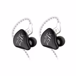 KZ ZSTX 1DD+1BA Hybrid Driver In-ear Earphone Noise Cancelling Headset - purple no mic