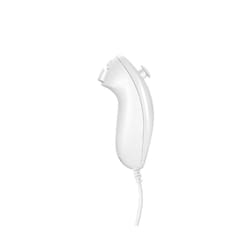 2PCS Remote Controller with Nunchuck Controller for Wii Console Wireless - white 1