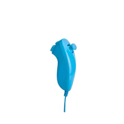 2PCS Remote Controller with Nunchuck Controller for Wii Console Wireless - blue 1