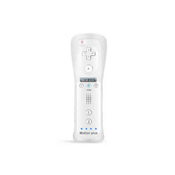 2PCS Remote Controller with Nunchuck Controller for Wii Console Wireless - White-1 controller