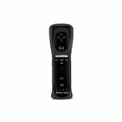2PCS Remote Controller with Nunchuck Controller for Wii Console Wireless - Black-1 controller