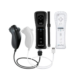 1pcs/2pcs Controller for Wii Remote Controller Gamepad Built-in Motion - Black White - 2 Set