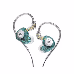 KZ EDX Pro Earphones Dynamic In Ear Monitor HiFi Wired Headphones Bass - Cyan MIC
