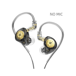 KZ EDX Pro Earphones Dynamic In Ear Monitor HiFi Wired Headphones Bass - Black NO MIC