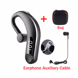 V8S/V9S Earphone Bluetooth 5.0 Business Handsfree Wireless Headphone - M22 Deluxe Edition