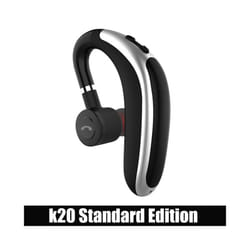 V8S/V9S Earphone Bluetooth 5.0 Business Handsfree Wireless Headphone - K20-Black