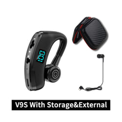 V8S/V9S Earphone Bluetooth 5.0 Business Handsfree Wireless Headphone - V9S Deluxe Edition