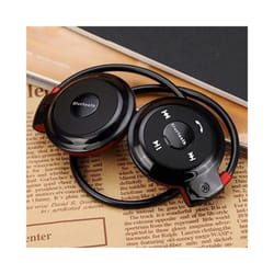 Women Men Sport Wireless Bluetooth Headphones Stereo Earphones Mp3 Music - Black