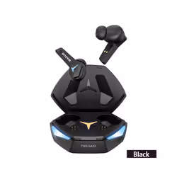 RUSAM GA33 Gamer Headset Low Latency Bluetooth Headphones TWS Wireless - 1black