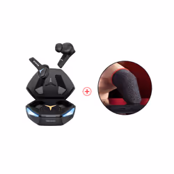 RUSAM GA33 Gamer Headset Low Latency Bluetooth Headphones TWS Wireless - 1black 1fingertips