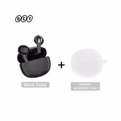 QCY T20 TWS Wireless Earphones Bluetooth 5.3 Earbuds 68ms Low Latency - T20 Black Type 1