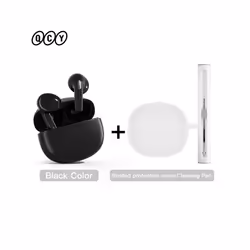 QCY T20 TWS Wireless Earphones Bluetooth 5.3 Earbuds 68ms Low Latency - T20 Black Type 5