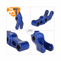 Rear Progressive Triangle Suspension Linkage Link Adjustable Lowering - black Triangle