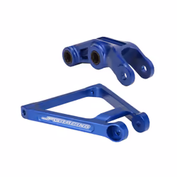 Rear Progressive Triangle Suspension Linkage Link Adjustable Lowering - blue Set