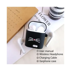 i7 MINI TWS cute Earphone Wireless Headphones Bluetooth Earbuds Blutooth - blackbeard