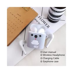 i7 MINI TWS cute Earphone Wireless Headphones Bluetooth Earbuds Blutooth - koala