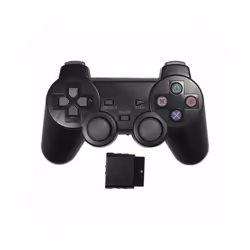 Wireless Controller Gamepad Transparent Color 2.4G Vibration Joystick - Transparent purple