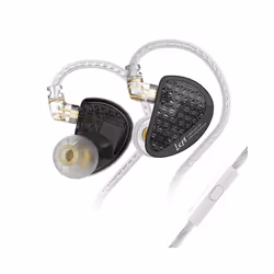 KZ AS16 Pro In Ear Wired Earphones 16BA Balanced Armature HIFI Bass Monitor - AS16pro Black Mic